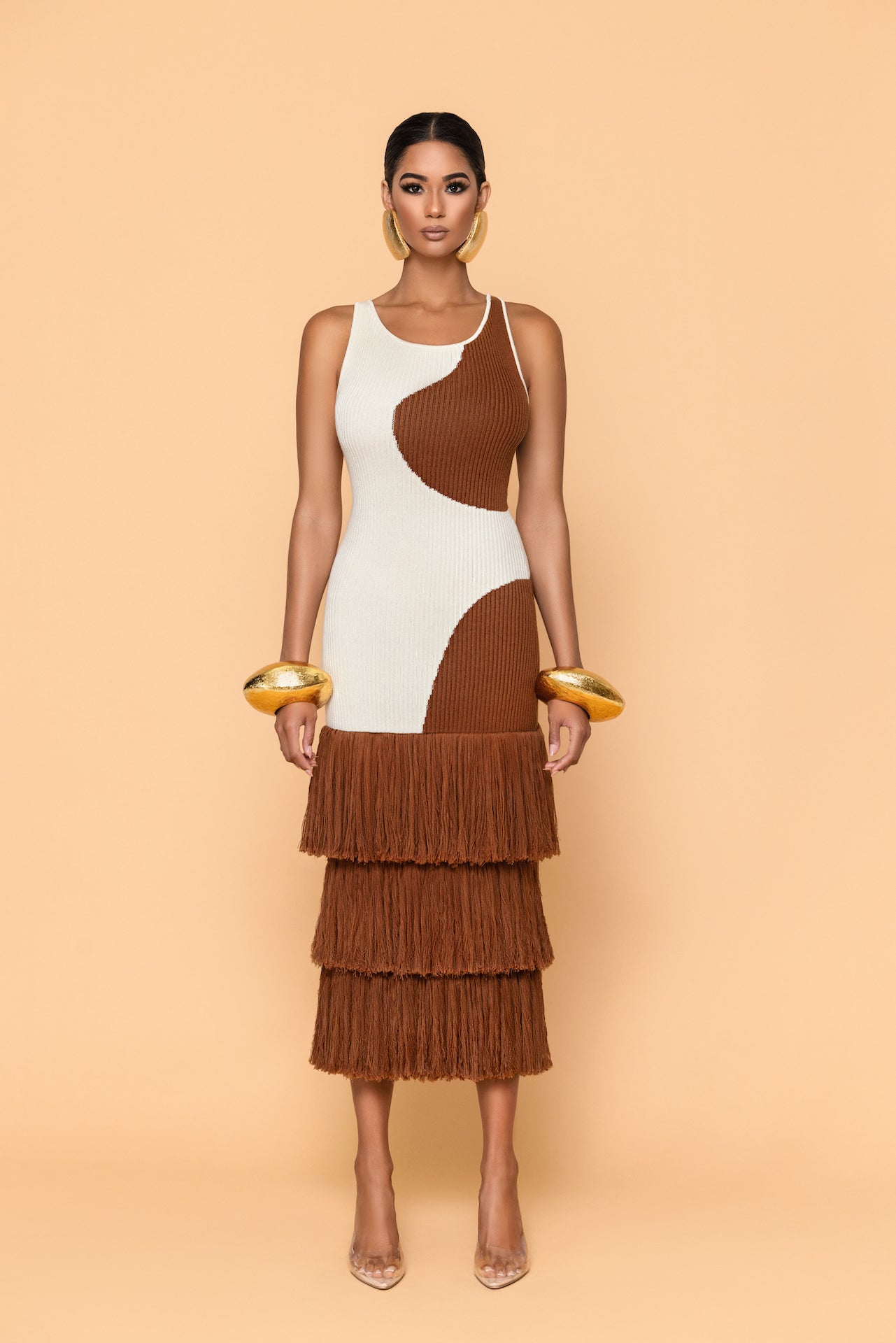 AZI DRESS CINNAMON M