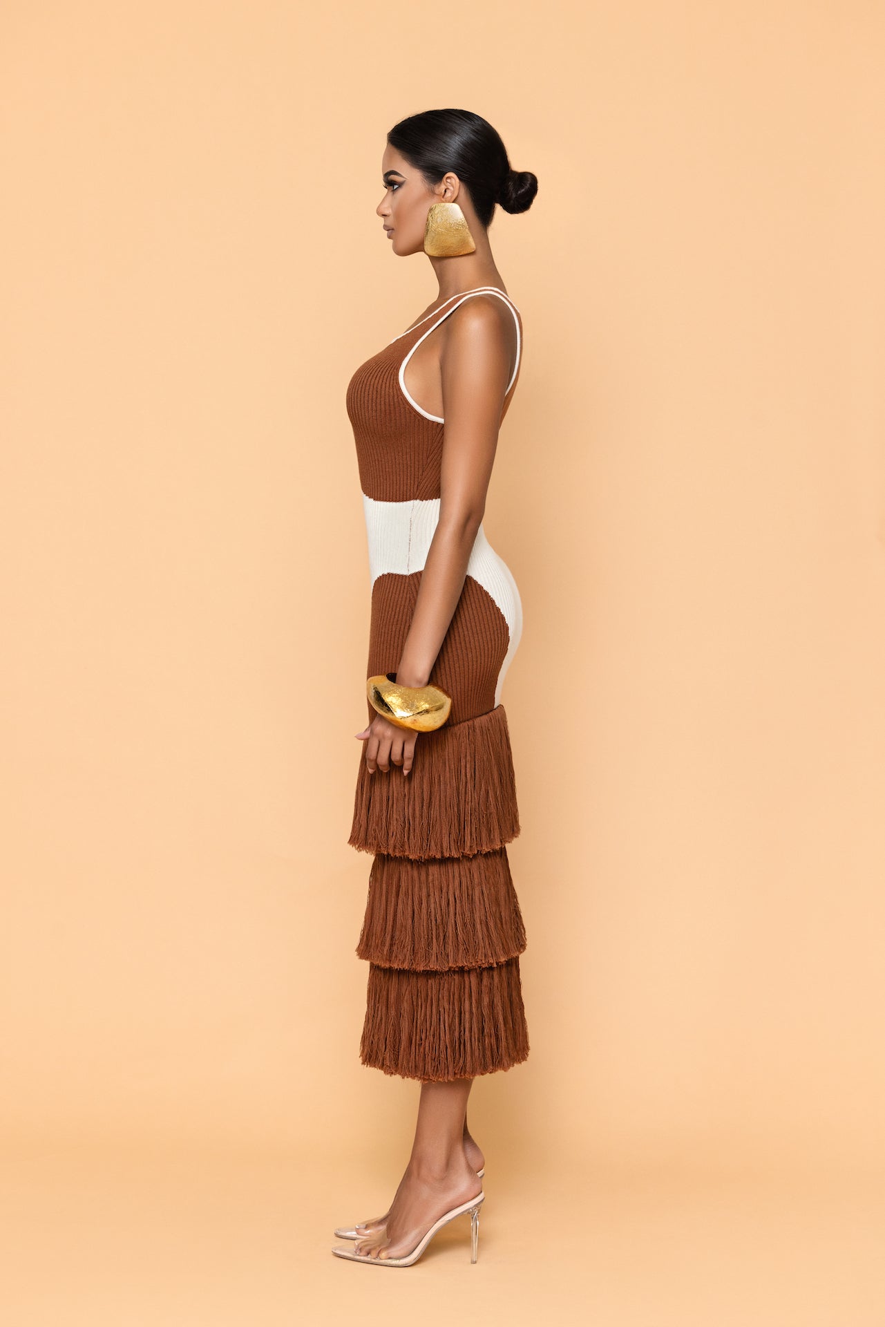 AZI DRESS CINNAMON