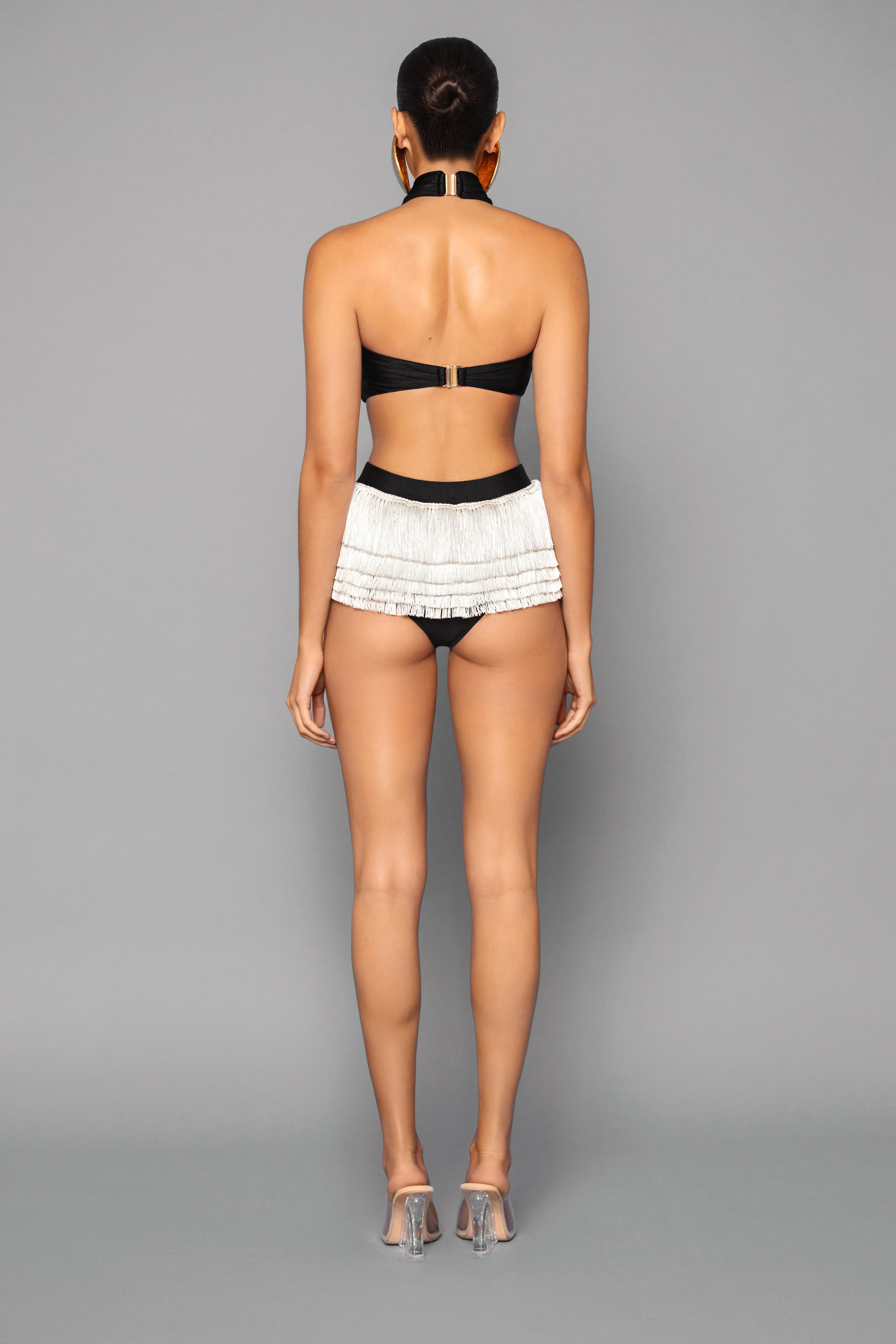 Audrey Swim Bottom Black/White