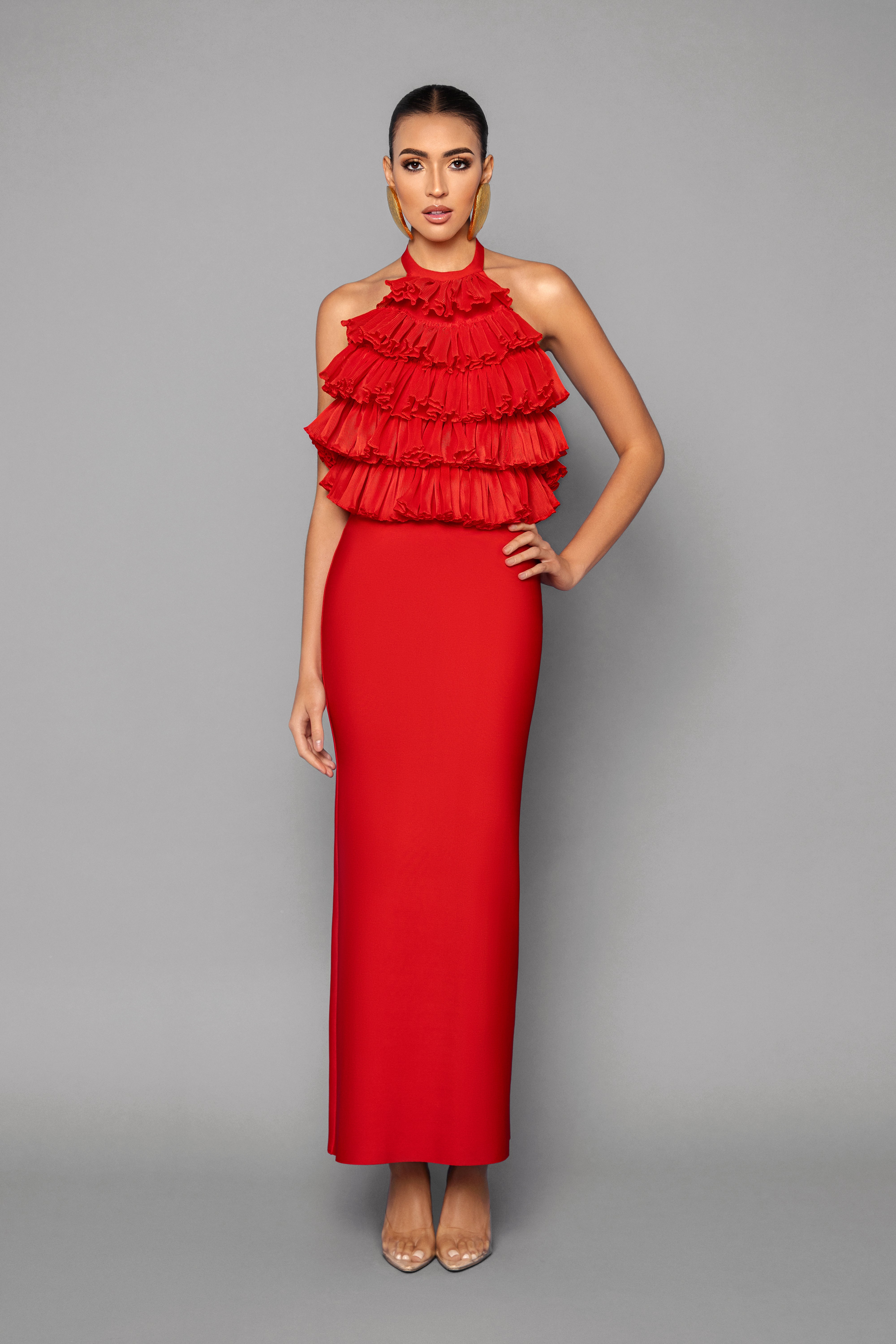 Kiran dress Red