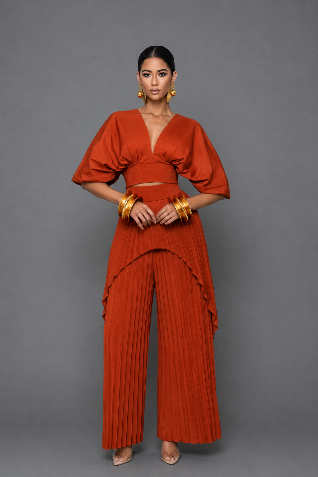VALENTINA TOP Burnt Orange